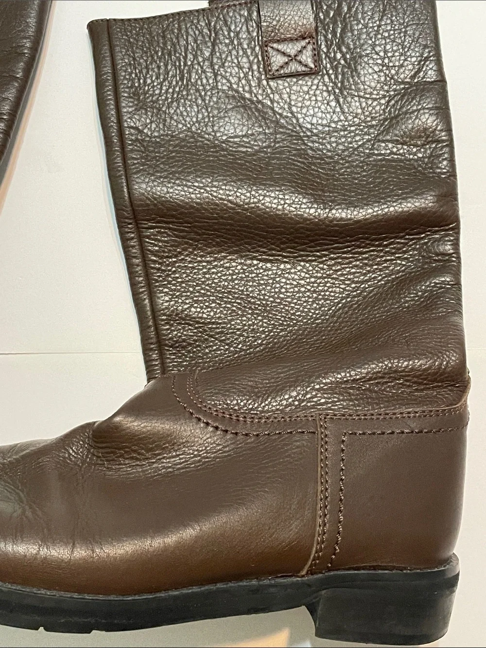 Boden leather knee